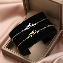 画像をギャラリービューアに読み込む, Heartbeat Lightning Horse Charms Bracelet
