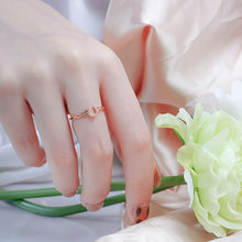 Carregar imagem no visualizador da galeria, 925 Sterling Silver Horseshoe Hollow Lace Ring
