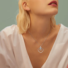 Load image into Gallery viewer, 925 Silver Double Horse Necklace
