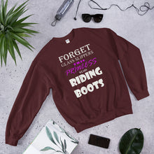 Load image into Gallery viewer, This princess wears BOOTS Unisex Sweatshirt
