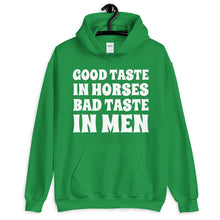Načíst obrázek do prohlížeče Galerie, Bad taste in MEN Unisex Hoodie - HorseObox
