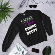 Load image into Gallery viewer, This princess wears BOOTS Unisex Sweatshirt
