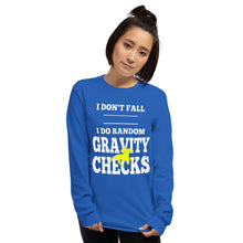 Load image into Gallery viewer, I do Gravity checks Long Sleeve Shirt
