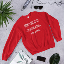 Load image into Gallery viewer, Horses never break your Heart Sweatshirt
