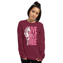 Load image into Gallery viewer, live love ride  Long Sleeve Shirt
