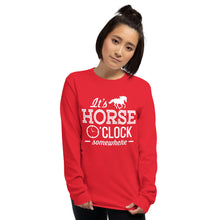 Load image into Gallery viewer, Horse O'clock Long Sleeve Shirt
