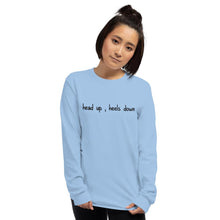 Load image into Gallery viewer, Head up , Heels down Long Sleeve Shirt - HorseObox
