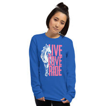Load image into Gallery viewer, live love ride  Long Sleeve Shirt
