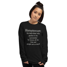 Load image into Gallery viewer, Horsetrovert Long Sleeve Shirt
