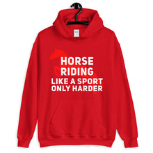 Load image into Gallery viewer, Horse riding is a sport Unisex Hoodie
