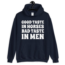 Načíst obrázek do prohlížeče Galerie, Bad taste in MEN Unisex Hoodie - HorseObox
