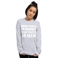Načíst obrázek do prohlížeče Galerie, Bad taste in MEN  Long Sleeve Shirt - HorseObox
