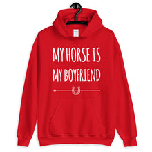 Load image into Gallery viewer, My horse is my Boyfriend Unisex Hoodie

