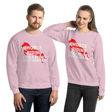 Load image into Gallery viewer, Horse riding is a sport Unisex Sweatshirt
