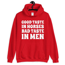 Načíst obrázek do prohlížeče Galerie, Bad taste in MEN Unisex Hoodie - HorseObox

