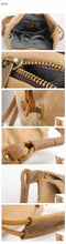 Load image into Gallery viewer, Canvas Leather Vintage Shoulder Bag - HorseObox
