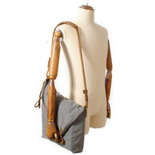 Load image into Gallery viewer, Canvas Leather Vintage Shoulder Bag - HorseObox

