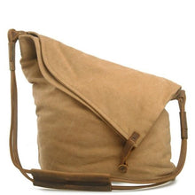 Load image into Gallery viewer, Canvas Leather Vintage Shoulder Bag - HorseObox
