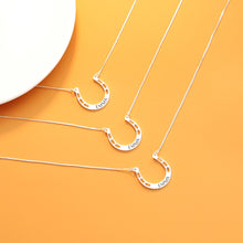Load image into Gallery viewer, Personalized horseshoe Necklace
