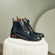 Load image into Gallery viewer, Round Toe Lace Up Riding Boots
