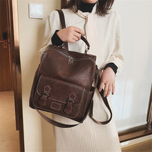 Load image into Gallery viewer, PU Leather Backpack
