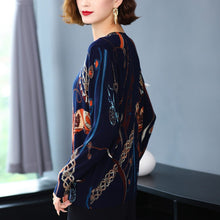 Load image into Gallery viewer, Horse Printed O-neck Sweater
