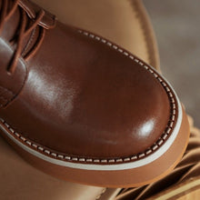 Load image into Gallery viewer, Split Leather Platform Boots
