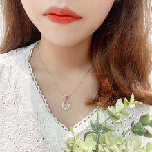 Lataa kuva Galleria-katseluun, s925 Sterling hopea hevosenkengän kaulakoru
