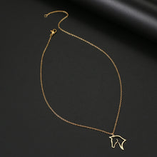 Load image into Gallery viewer, Cute Outline Horse Necklace
