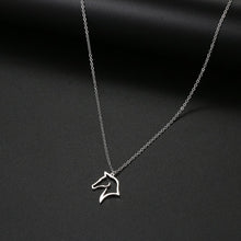 Load image into Gallery viewer, Cute Outline Horse Necklace
