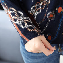 Load image into Gallery viewer, Horse chain print Sweater
