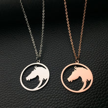 Load image into Gallery viewer, Custom Name Horse Necklace
