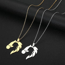 Load image into Gallery viewer, Handmade Horse Pendant Necklace
