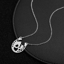 Load image into Gallery viewer, Personalized Horse Girl Necklace
